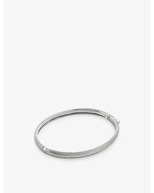 Monica Vinader Heirloom Sterling- Bangle - Metallic