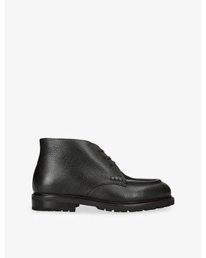 Morjas The Moc Toe Leather Chukka Boots - Black