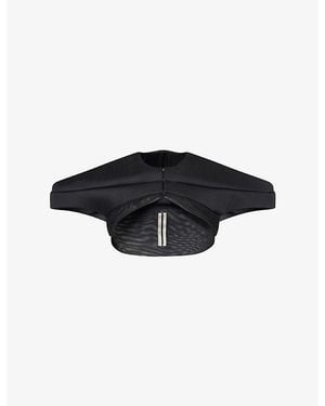 Rick Owens Fender Structured Cropped Woven Jacket - Black