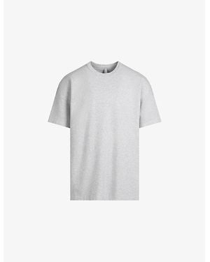 Skims Lounge Relaxed-Fit Cotton-Blend Jersey T-Shirt - White