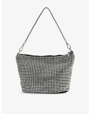 Reiss Leah Embellished Bracelet Pouch - Black