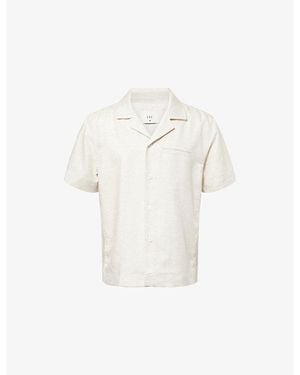 CHE Mariba Relaxed Camp-Collar Woven Shirt - White