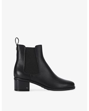Carvela Kurt Geiger Contino Heeled Leather Ankle Boots - Black