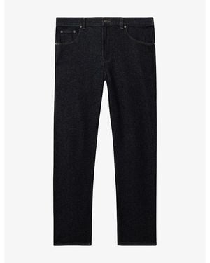 Reiss Bishopsgate Straight-Fit Stretch-Denim Jeans - Blue