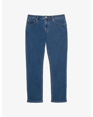 Reiss Bishopsgate Tapered-Leg Slim-Fit Denim Jeans - Blue
