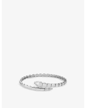 BVLGARI Serpenti Viper 18Ct- Bangle Bracelet - White