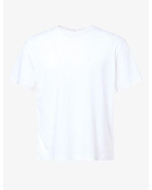 TOTEME Classic Cotton And Cashmere-Blend T-Shirt - White