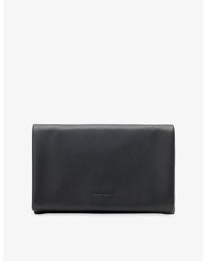 AllSaints Harluna Logo-Debossed Leather Wallet - Black