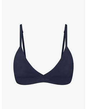 NikeSKIMS Shine Triangle Sports Bra - Blue