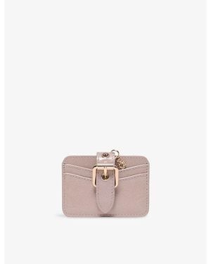 Maje Miss M Leather Card Holder - Pink
