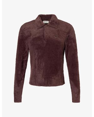 Carhartt Maine Polo Knit Sweater - Purple