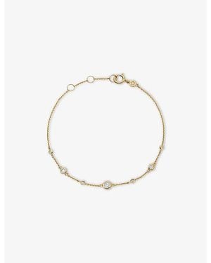 Astley Clarke Atomic 18Ct- And 0.218Ct Lab-Grown Diamond Station Bracelet - Metallic