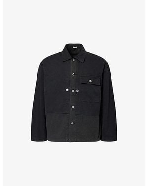 A.PRESSE Vintage Usma Hbt M-44 Cotton Jacket - Black