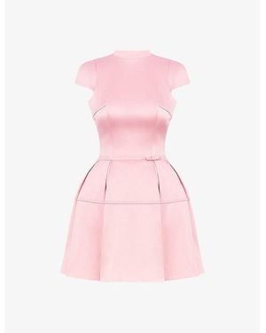 House Of Cb Saida Backless Satin Mini Dress - Pink
