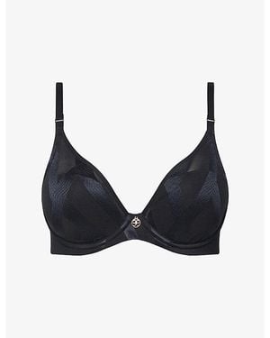 Chantelle Glaze Plunge T-Shirt Bra - Black
