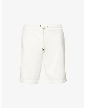Derek Rose Quinn Drawstring Cotton-Jersey Sweat Shorts - White