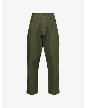 Heresy Alga Wide-Leg Denim Jeans - Green