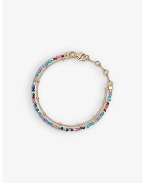 Astley Clarke Biography Multi-Gemstone 18Ct-Vermeil Bracelet - Metallic