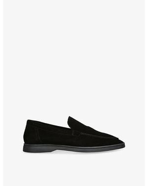 Aurélien Yacht Suede Loafers - Black