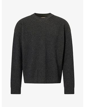 Uma Wang Ribbed Cashmere Jumper - Black