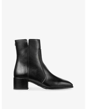 Jimmy Choo Eliot 45 Vintage Leather Ankle Boots - Black
