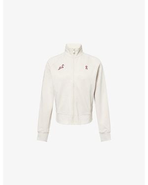 On Shoes Year Of The Horse Funnel-Neck Woven Track Jacket - White