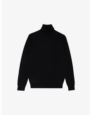 Reiss Caine Slim-Fit Wool Jumper - Black