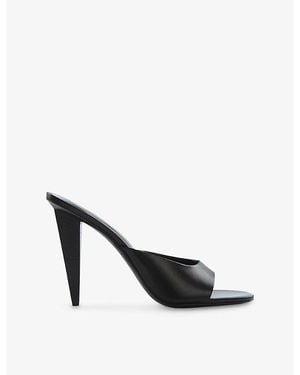 Jude Sky 110 Leather Mules - Black
