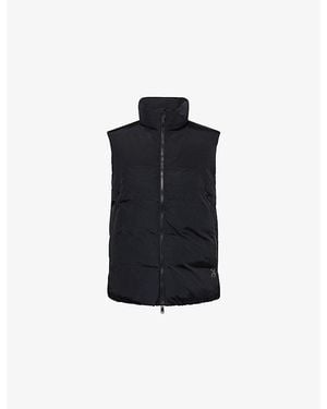 On Shoes All-Day Logo-Print Padded Puffer Vest - Blue