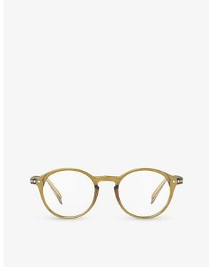 Izipizi #D Round-Framed Reading Glasses - Metallic