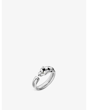 Cartier Panthère De 18Ct, Onyx And Tsavorite Ring - White