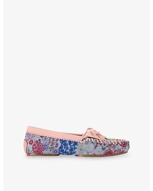 Kurt Geiger Beaded Moccasin Denim Loafers - Multicolour