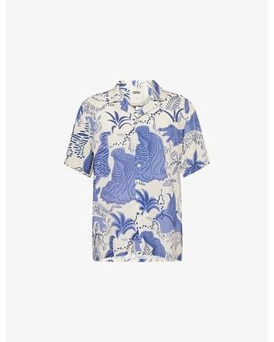 Oas Mystea Rocco Woven Shirt - Blue