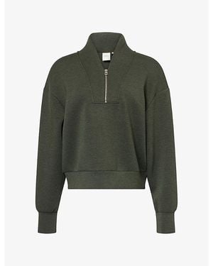 Varley Doublesoft Davidson Stretch-Woven Jumper - Green