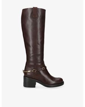 Chloé Dakota Knee-High Leather Boots - Brown