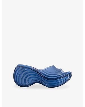 Melissa X Diesel Quantum Pvc Platform Sandals - Blue