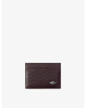 Cartier Losange Leather Card Holder - Purple