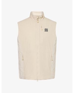 Manors Insulated Course Stretch-Woven Gilet - Natural