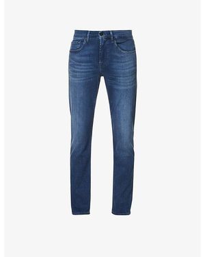 7 For All Mankind Slimmy Tapered Luxe Performance Plus Slim Jeans - Blue