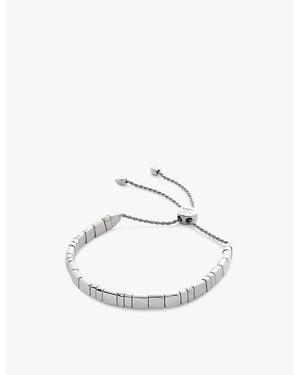 Monica Vinader Delphi Sterling- Friendship Bracelet - White
