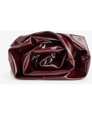 Burberry Rose Patent-leather Clutch Bag - Red