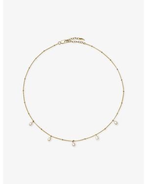 Missoma Pearl Baya Baroque 18Ct Vermeil Chain Choker - Metallic