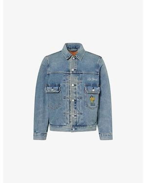 Levi's Levi's X World Cup France F.F.F Denim Jacket - Blue