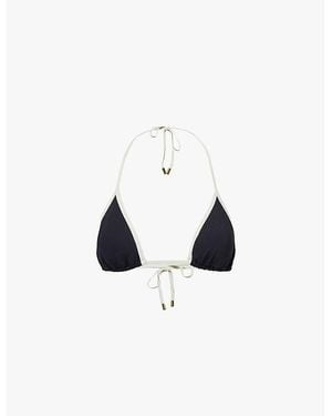 Cheap Monday Palma Triangle Bikini Top - Blue