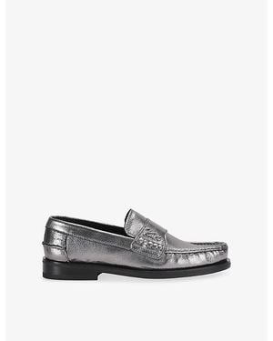 Kurt Geiger Lombard Leather Loafers - Black