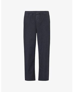 Palmes Lucien Wide-Leg Cotton Pants - Blue