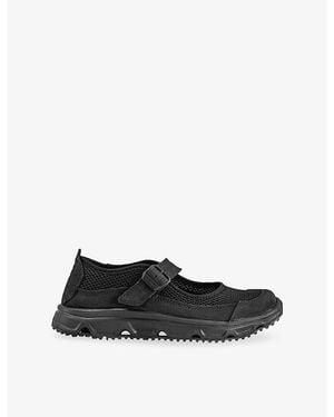 Salomon Rx Marie-Jeanne Nubuck-Leather And Mesh Trainers - Black