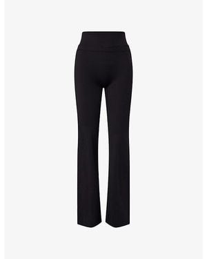 GYMSHARK Whitney Flared-Leg Gym Leggings - Black