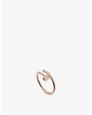 Cartier Juste Un Clou Small 18Ct Rose- Ring - White
