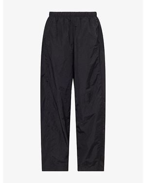 Vuori Retrogrde Barrel-Leg Woven Track Pants - Blue